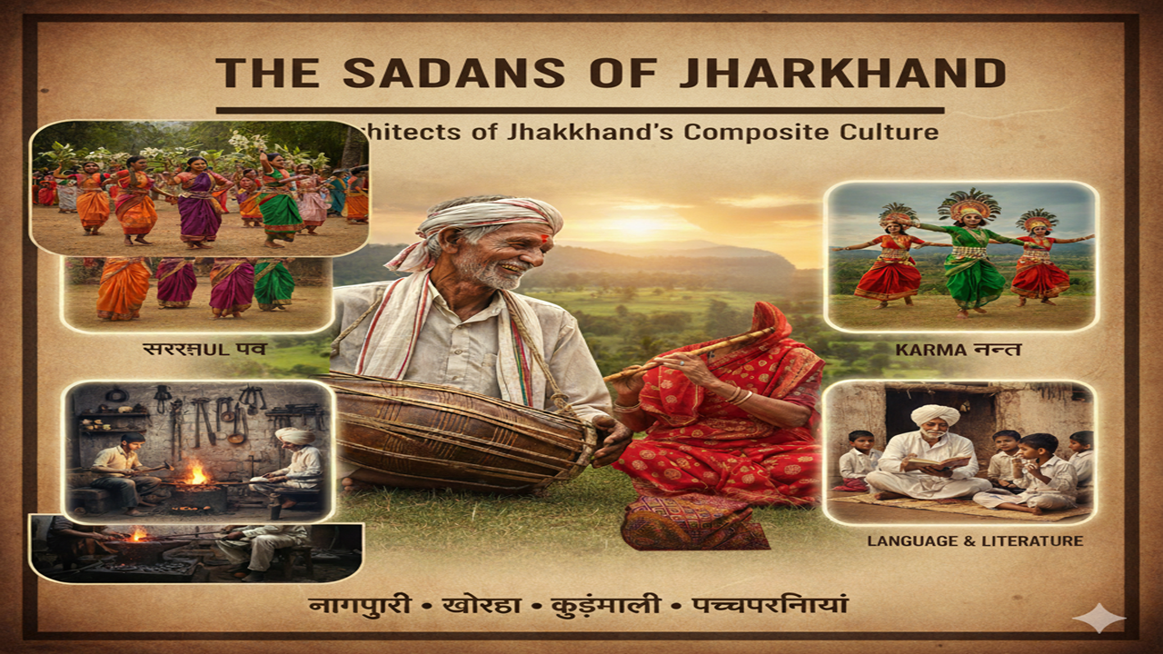 झारखण्ड के 'सदान' : झारखंडी संस्कृति के प्रमुख स्तंभ
