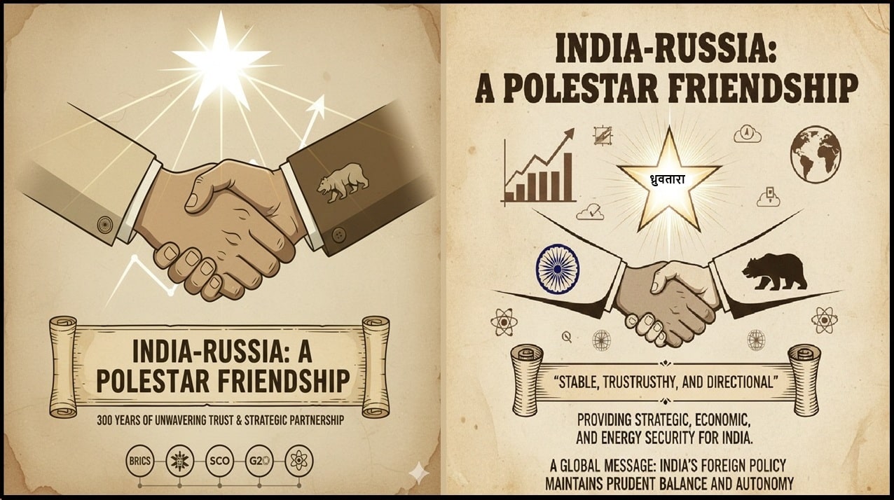 ध्रुवतारा जैसी भारत-रूस की मित्रता