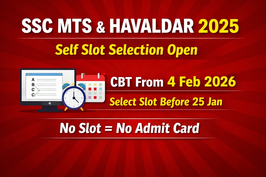 SSC MTS एवं हवलदार परीक्षा 2025