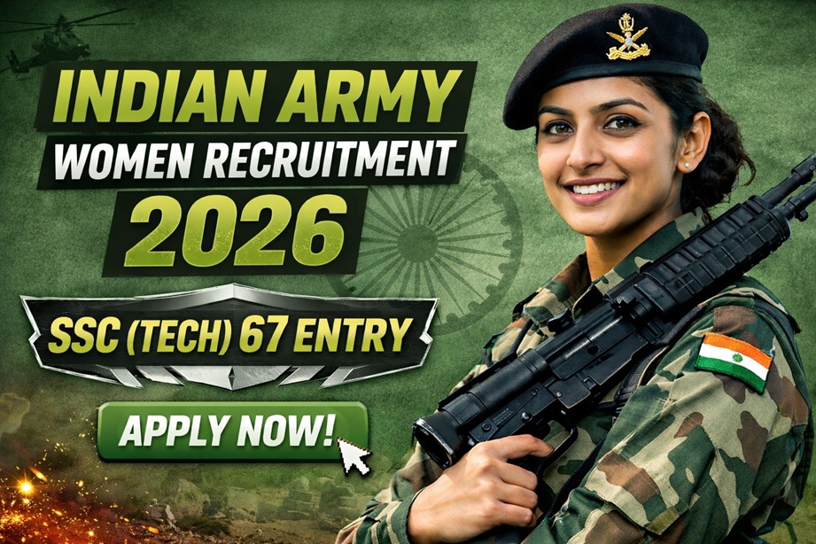 Join Indian Army SSC (Tech) 67th Women Recruitment 2026