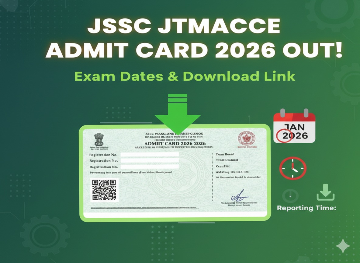 JSSC JTMACCE Admit Card 2026 Out
